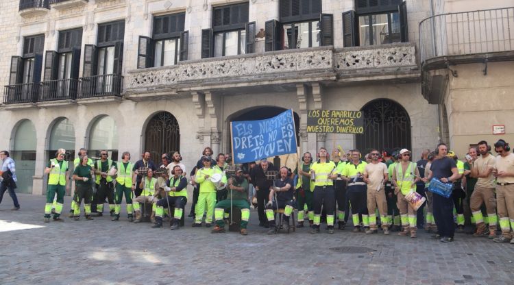 Les brigades de Girona anuncien que ''perilla Temps de Flors'' sense les millores laborals pactades
