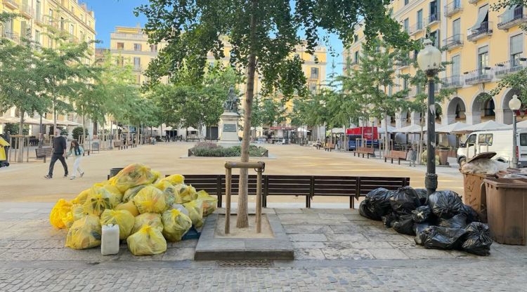 Girona veu ''insuficients'' els serveis mínims de neteja decretats per la Generalitat