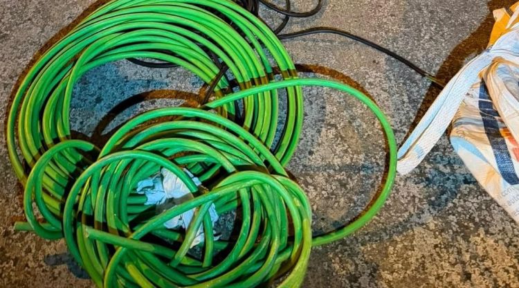 Tres detinguts per robar 3,4 quilòmetres de cable de coure a Figueres